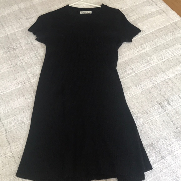 zara short sleeve dress